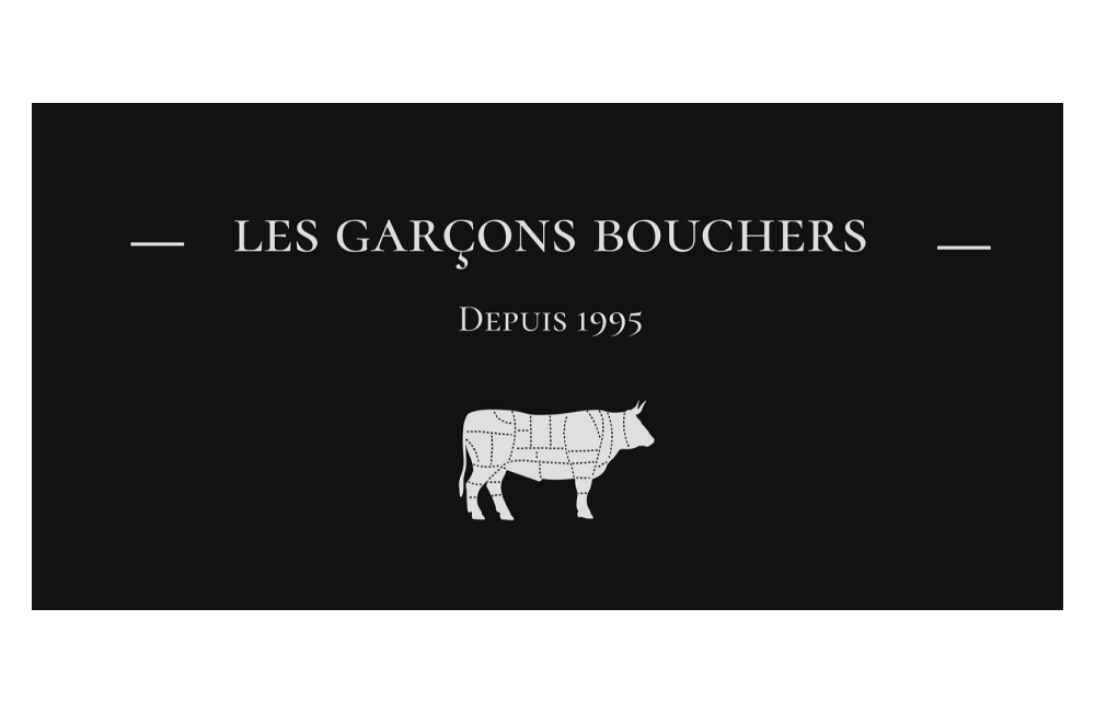 Logo de Garçons Bouchers, cas client HUGGII