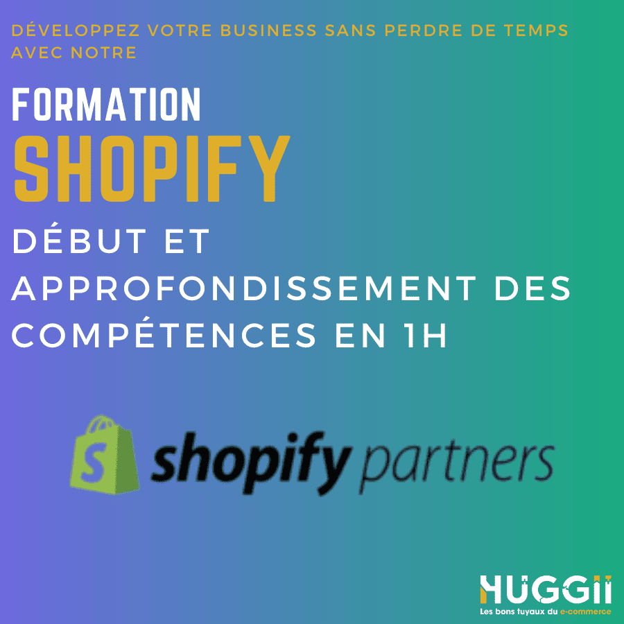 Formation Shopify Début et approfondissement des compétences en 1H - Shopify Partners