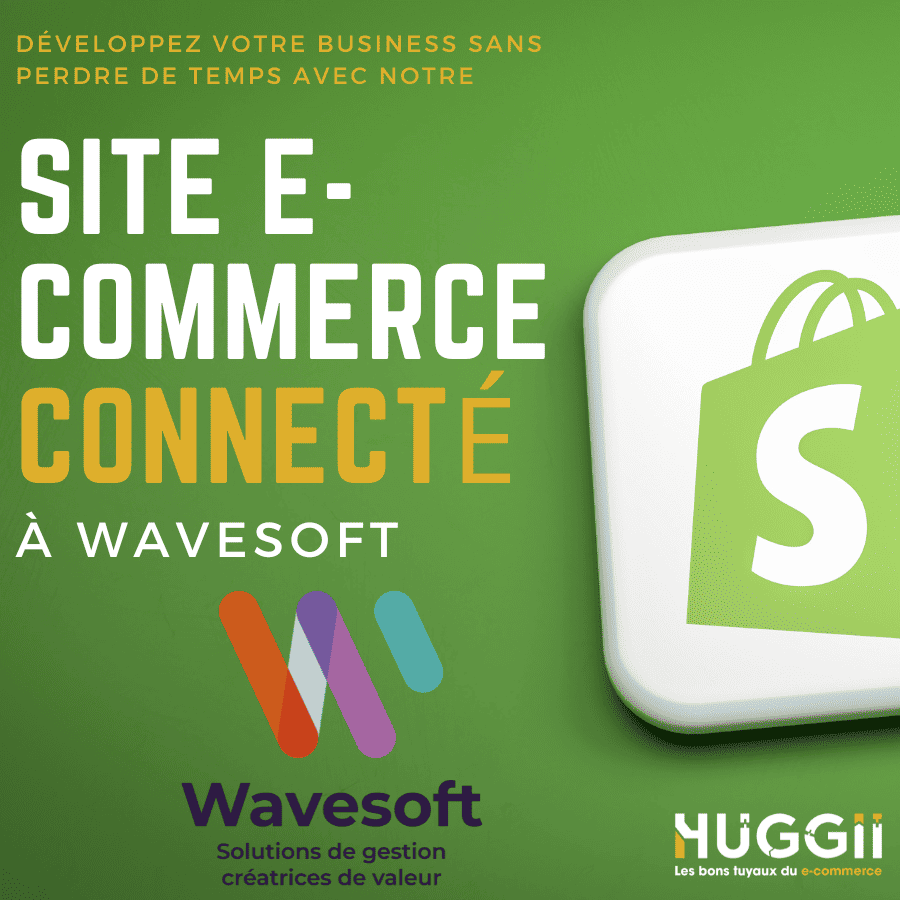 Site E-commerce connecté à WAVESOFT 