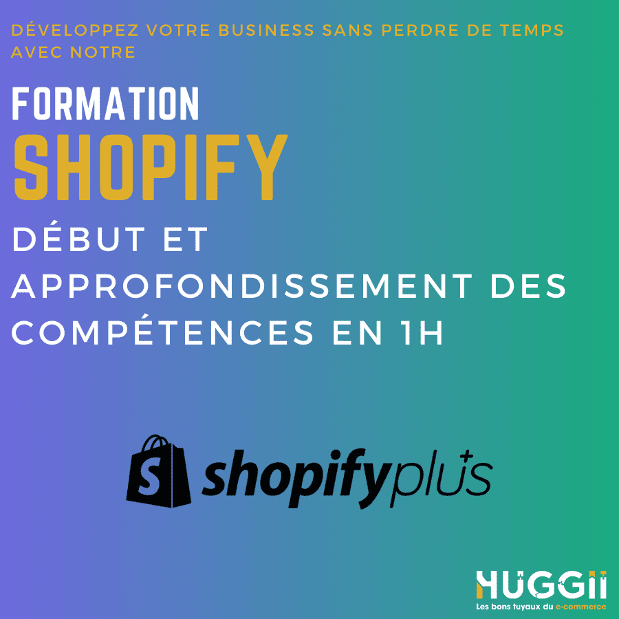 Formation Shopify Début et approfondissement des compétences en 1H - Shopify Plus